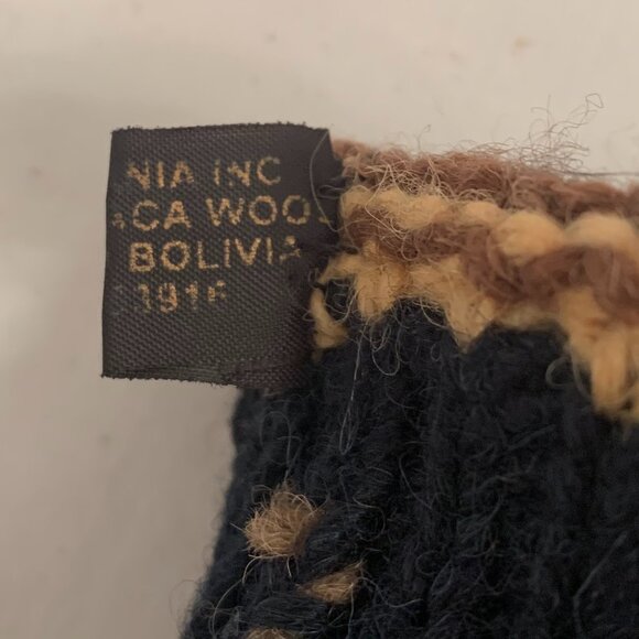 Genuine 100 % Alpaca wool mittens/fingerless gloves - Picture 6 of 11